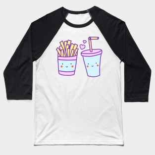 Fast Food Love Baseball T-Shirt